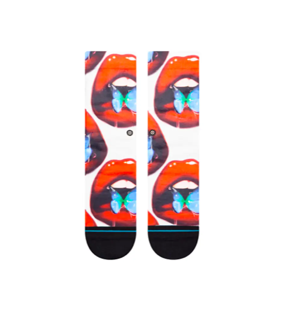 Calcetines Stance Sock Women x Sara Rabin Swallow Off White 2