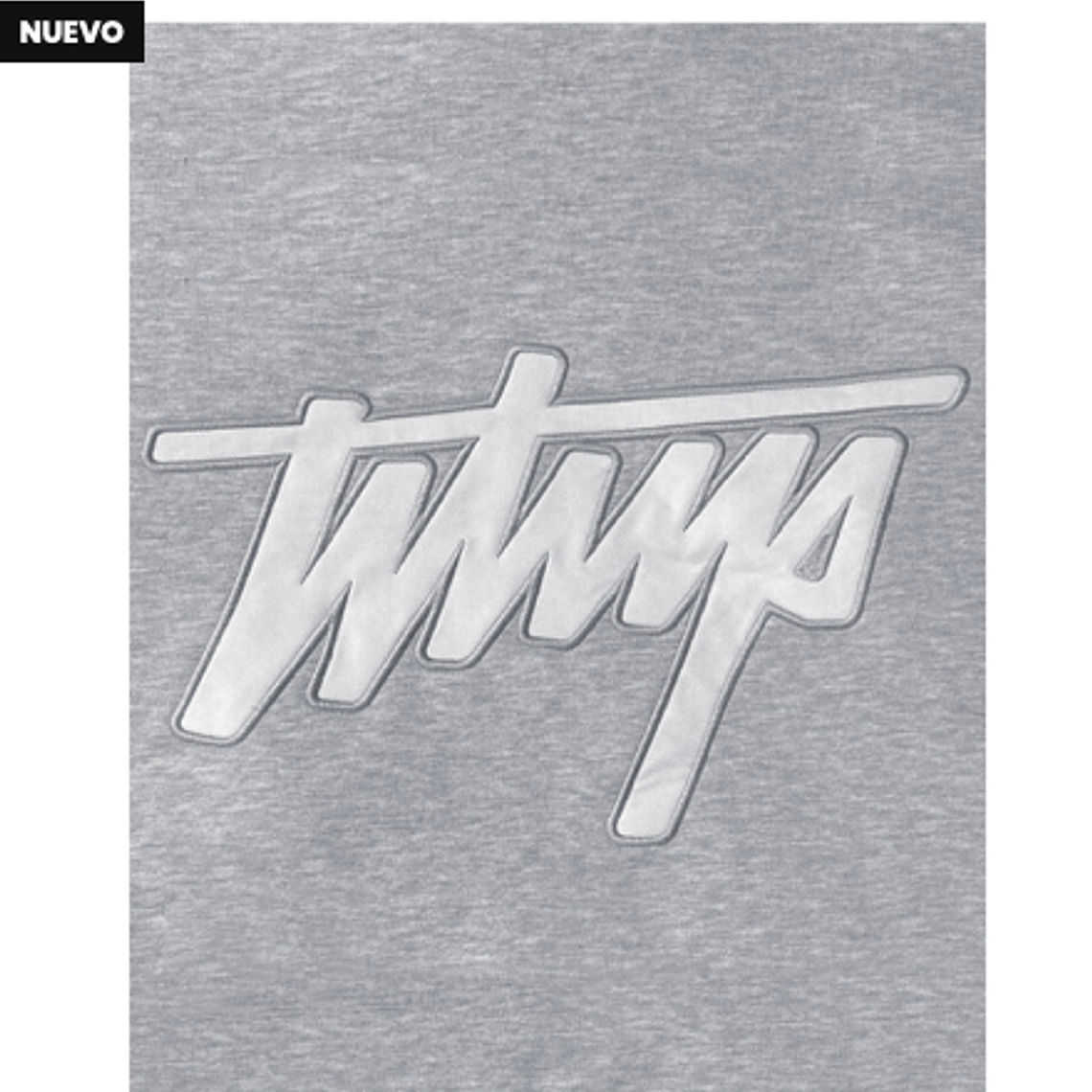 Polerón Whatup Hombre Hoodie Logo Grey 3