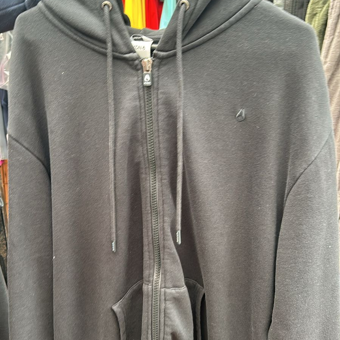 Polerón Nixon Men Full Zipper Tiny logo Light Purple 2