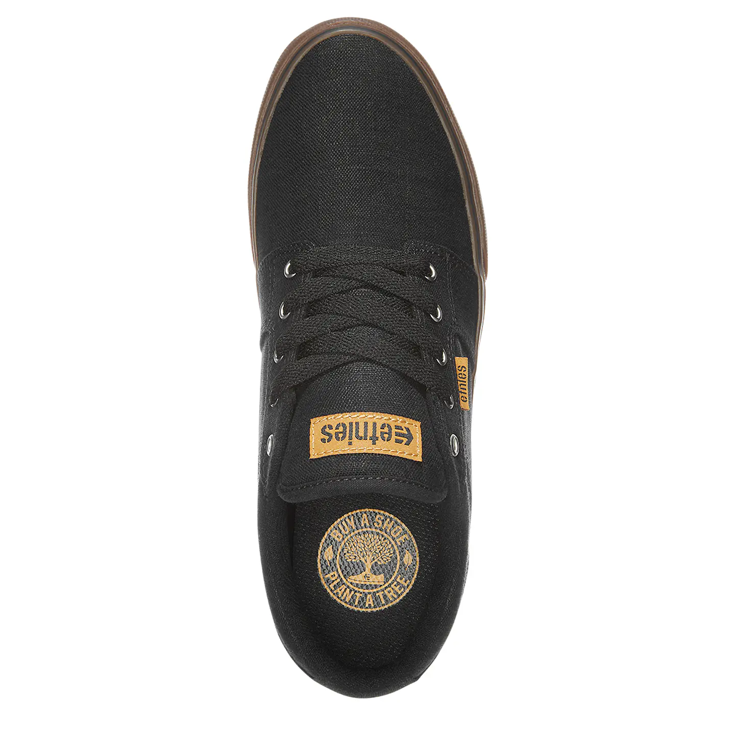 Zapatilla Etnies Men Barge LS Black Gum Silver 2