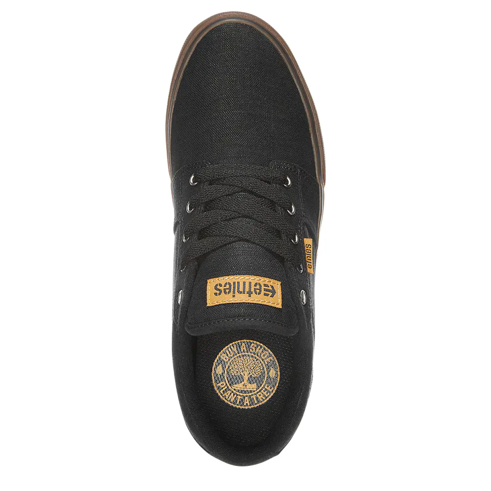 Zapatilla Etnies Men Barge LS Black Gum Silver 2