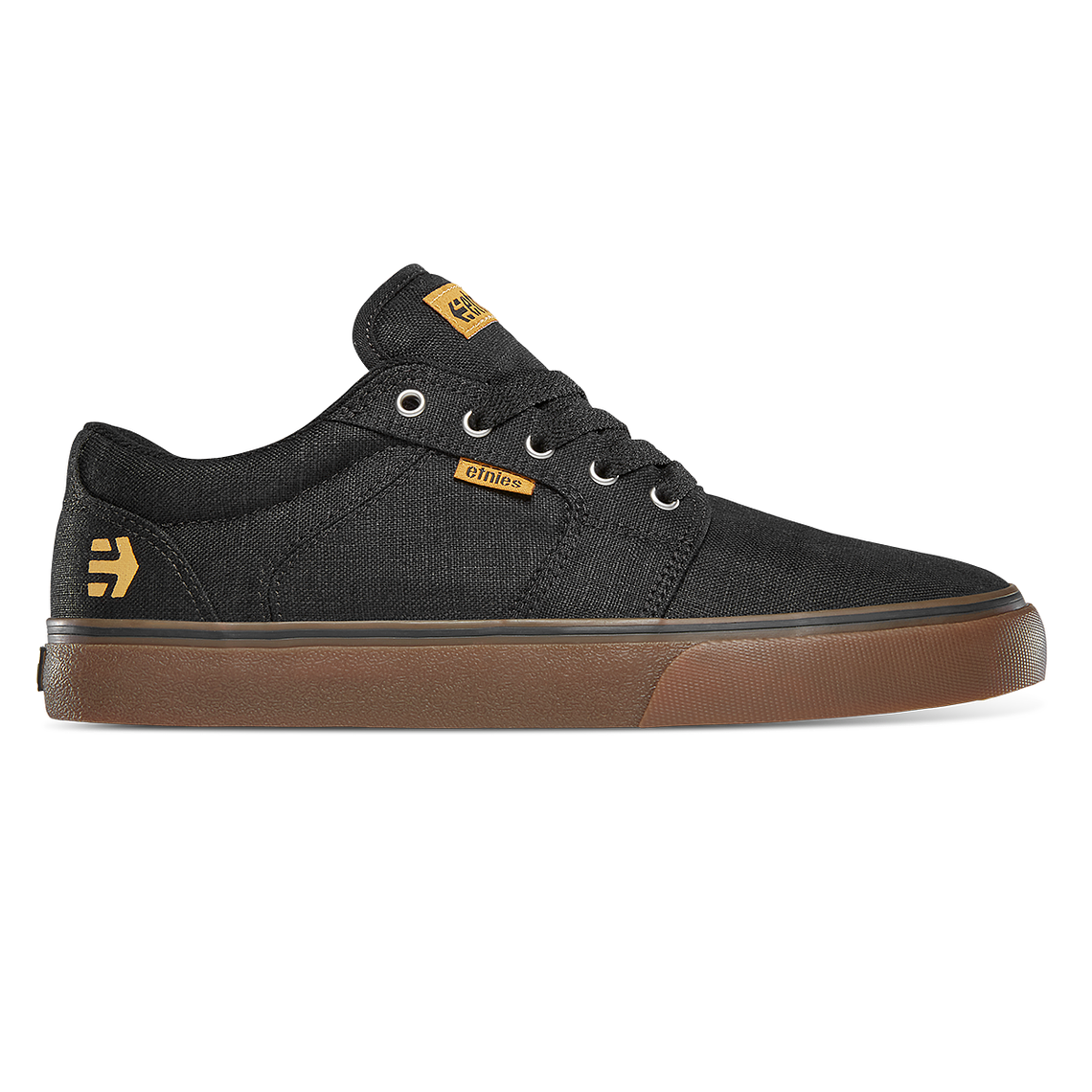 Zapatilla Etnies Men Barge LS Black Gum Silver 1
