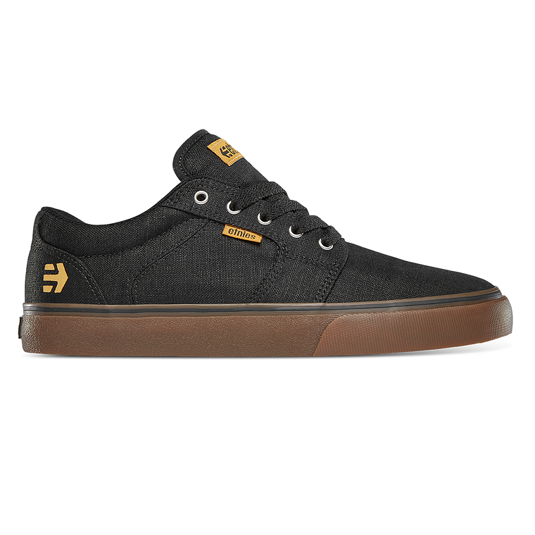 Zapatilla Etnies Men Barge LS Black Gum Silver 1