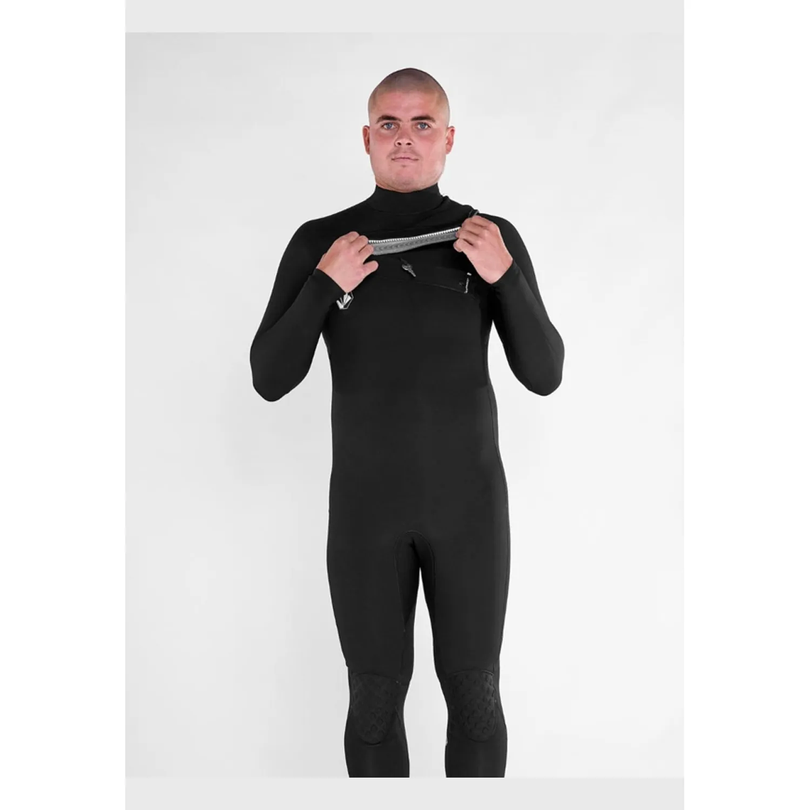 Traje Agua 4/3Mm Chest Zip Fullsuit Negro Hombre Volcom J5 3