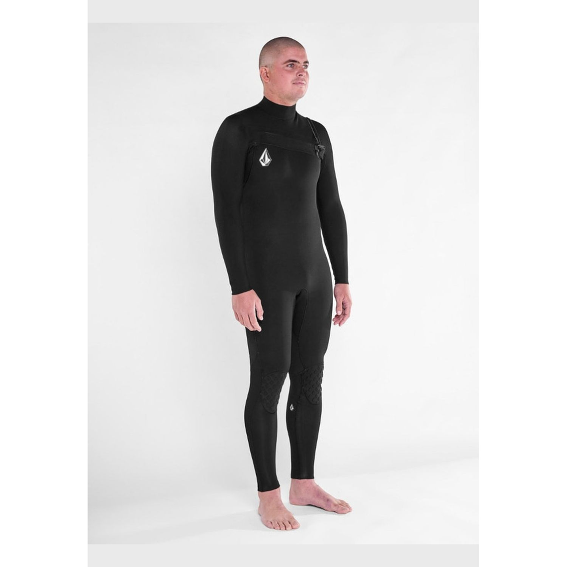 Traje Agua 4/3Mm Chest Zip Fullsuit Negro Hombre Volcom J5 2