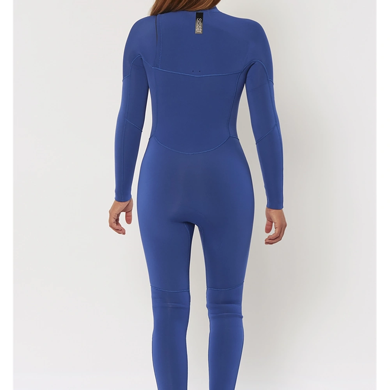 Traje de surf Seven Seas 5-4 Chest zip full wetsuit Brigth Blue SISSTR 3