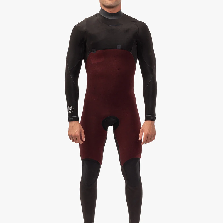 TRAJE DE SURF VISSLA 7 SEAS COMP 4-3 FULL CHEST ZIP WETSUIT 3