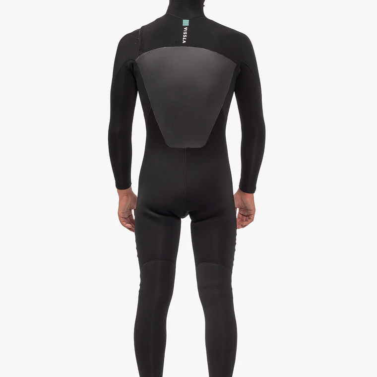 Traje de surf Vissla 7 Seas 4-3 Full Hooded chest zip 3