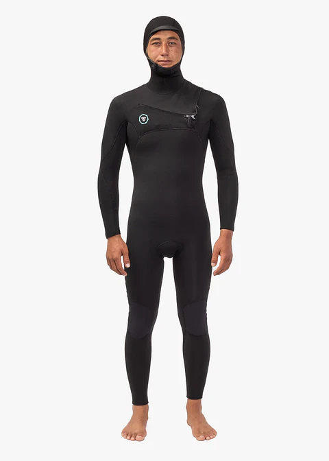 Traje de surf Vissla 7 Seas 4-3 Full Hooded chest zip