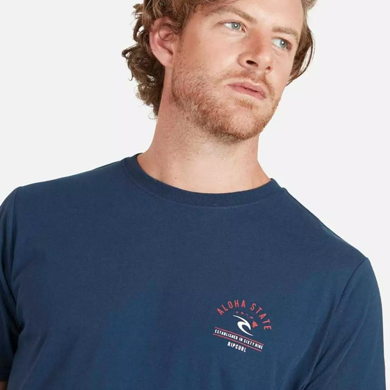 Polera ALOHA STATE Marino Rip Curl 3