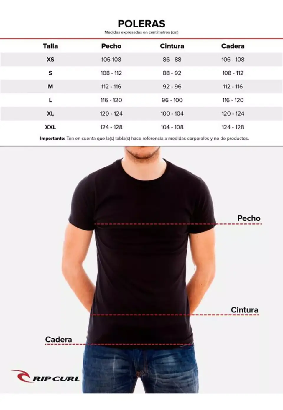 Polera ALOHA STATE Marino Rip Curl 5