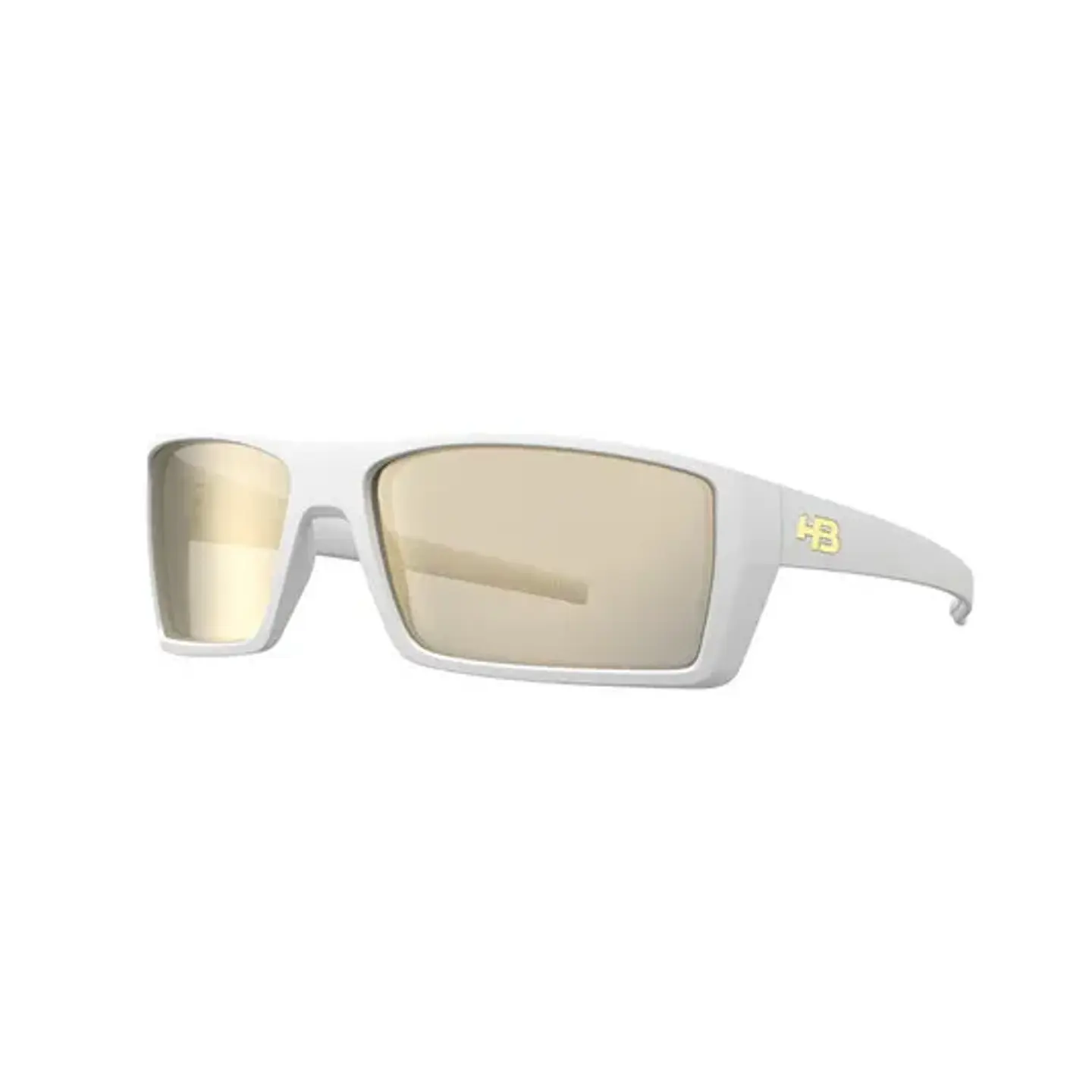 GAFAS DE SOL HB PADANG RECTANGULAR MATTE WHITE BRONCE 1