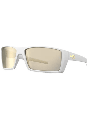 GAFAS DE SOL HB PADANG RECTANGULAR MATTE WHITE BRONCE