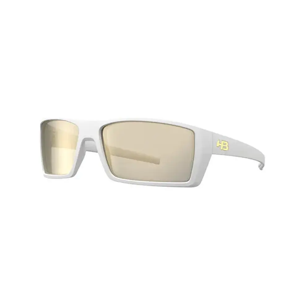 GAFAS DE SOL HB PADANG RECTANGULAR MATTE WHITE BRONCE 1