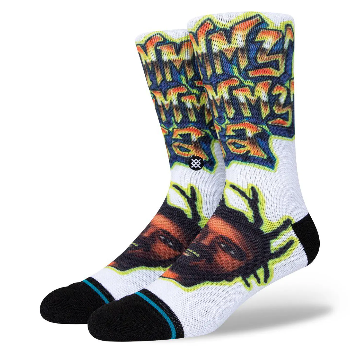Calcetines Stance Sock Shimmy Shimmy Ya White 1