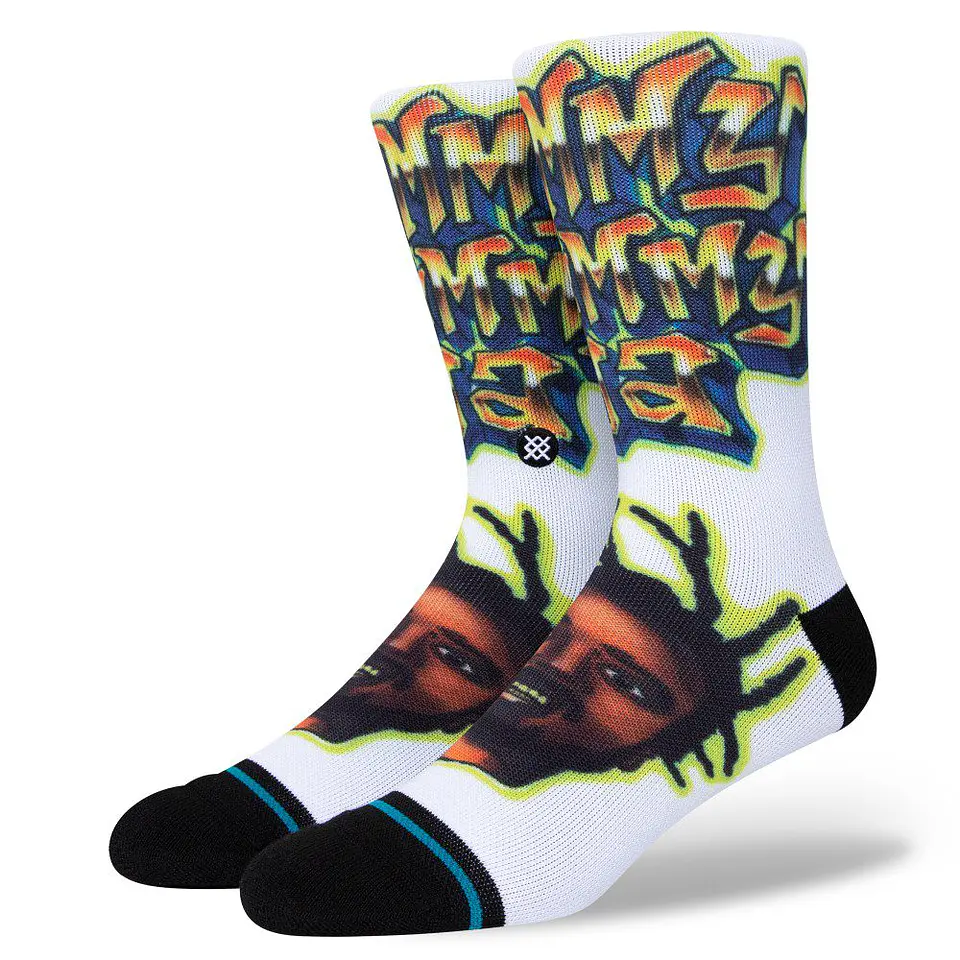 Calcetines Stance Sock Shimmy Shimmy Ya White 1