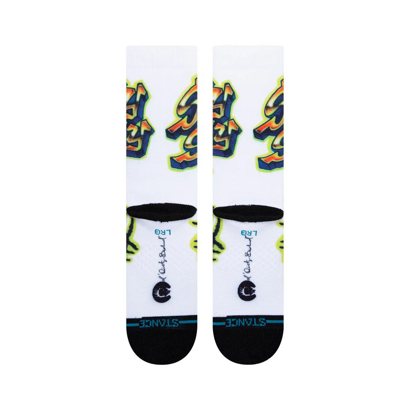 Calcetines Stance Sock Shimmy Shimmy Ya White 3