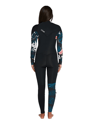 Traje de surf Oneill wmns bahia cz full 4/3mm - azul brillante