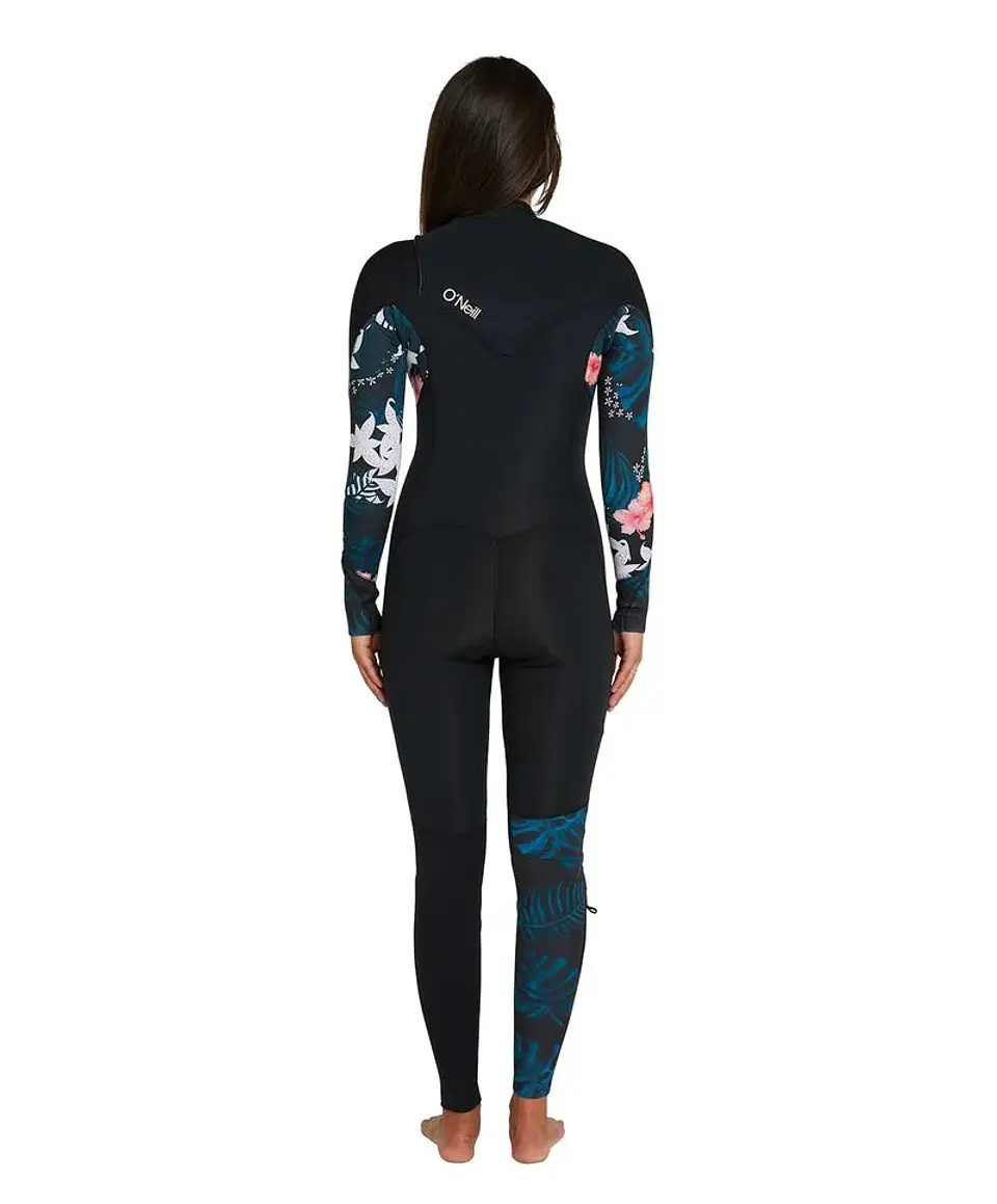 Traje de surf Oneill wmns bahia cz full 4/3mm - azul brillante 2