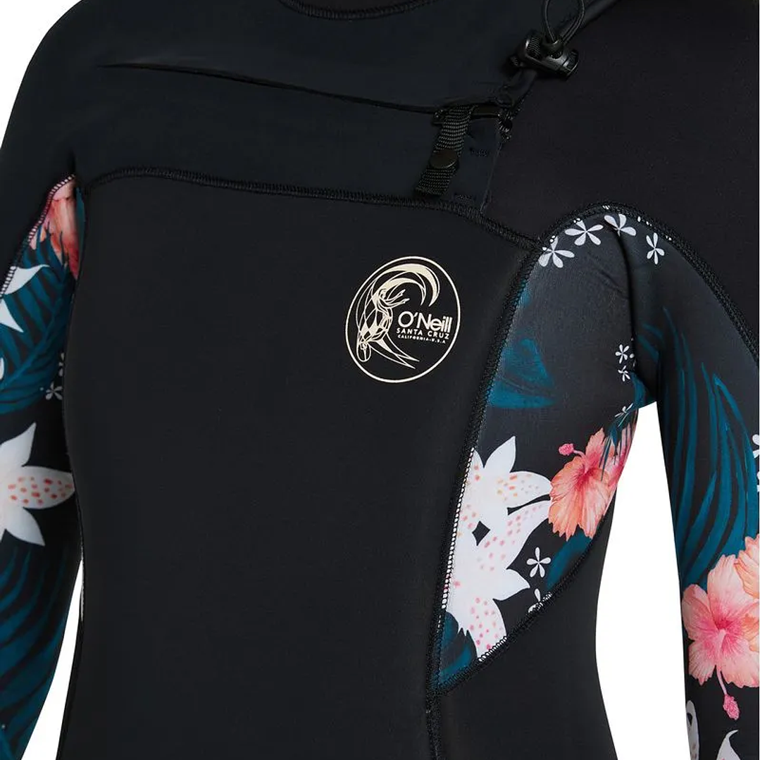 Traje de surf Oneill wmns bahia cz full 4/3mm - azul brillante 3