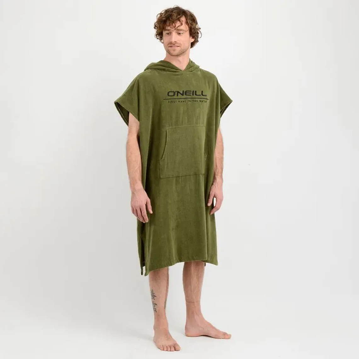 Poncho toalla Oneill cali verde oscuro 1
