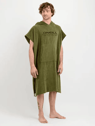 Poncho toalla Oneill cali verde oscuro