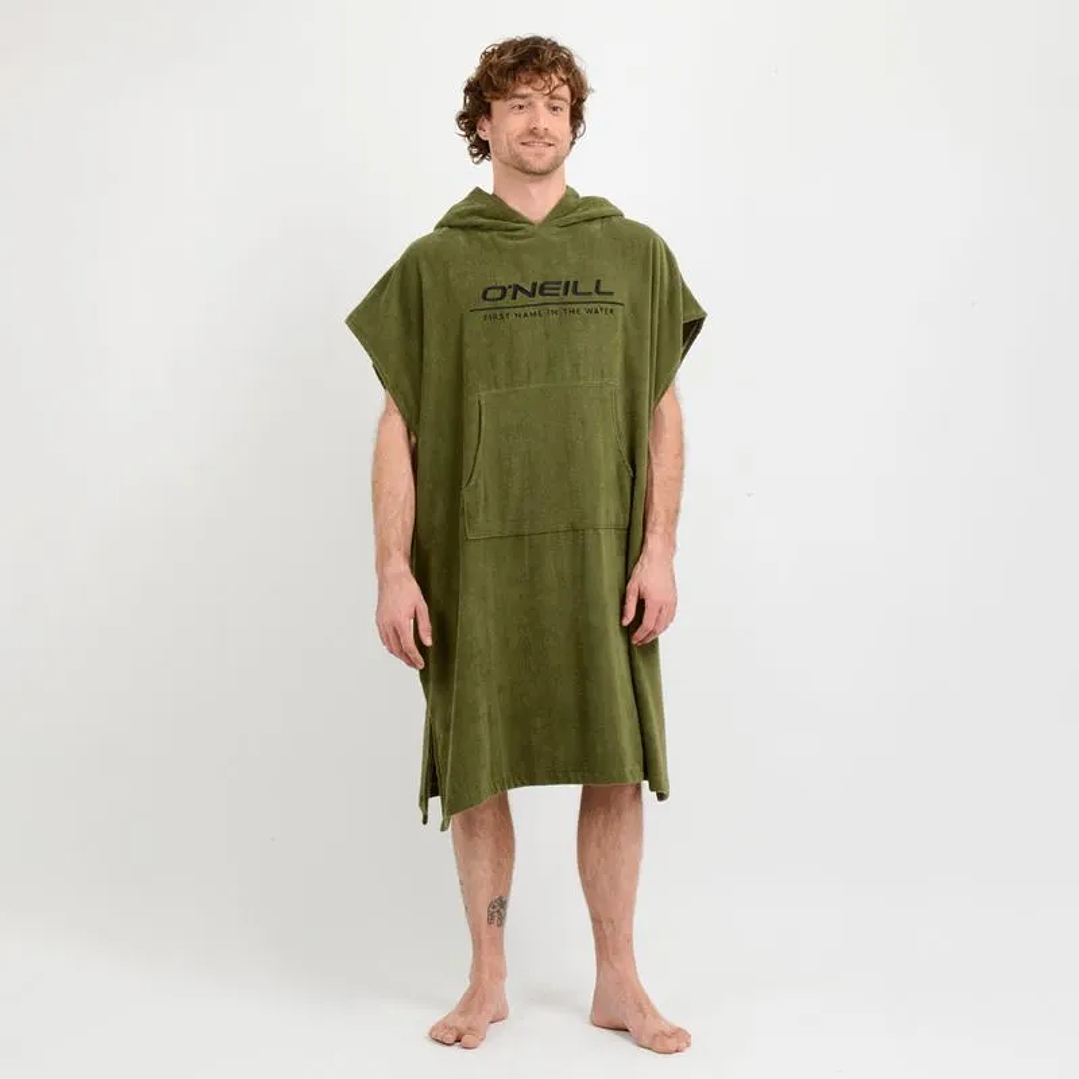 Poncho toalla Oneill cali verde oscuro 3