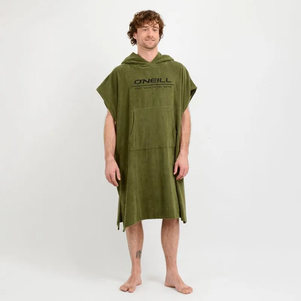 Poncho toalla Oneill cali verde oscuro 3
