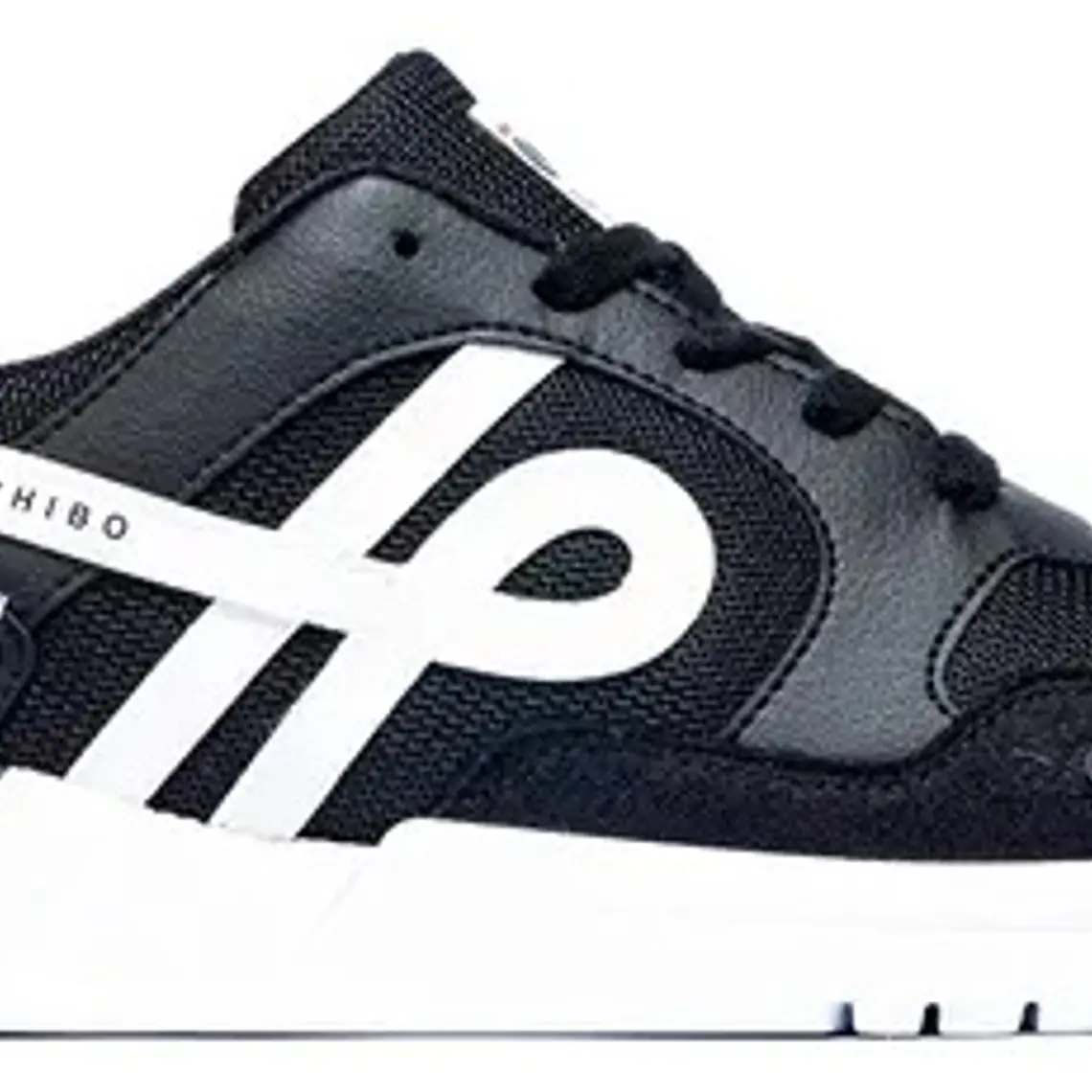 Zapatillas Hombre Ous Phibo 1123 Pb Refletivo Negro Blanco 1