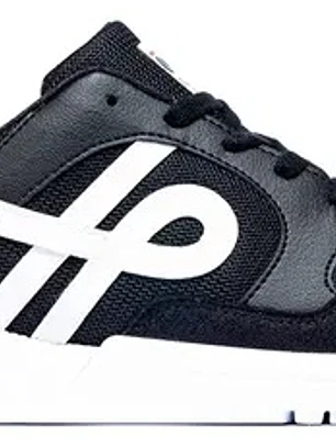 Zapatillas Hombre Ous Phibo 1123 Pb Refletivo Negro Blanco