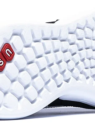 Zapatillas Hombre Ous Phibo 1123 Pb Refletivo Negro Blanco