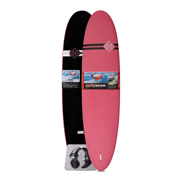 TABLA DE SURF SoftBoard HUBB 7″ PINK-BLACK 1
