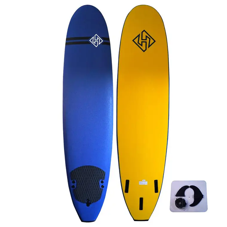 TABLA DE SURF SoftBoard HUBB 8″ BLUE-YELLOW 1