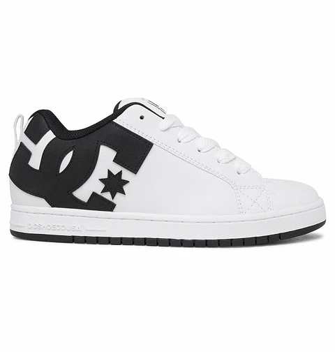 Zapatillas DC COURT GRAFFIK WHITE & BLACK