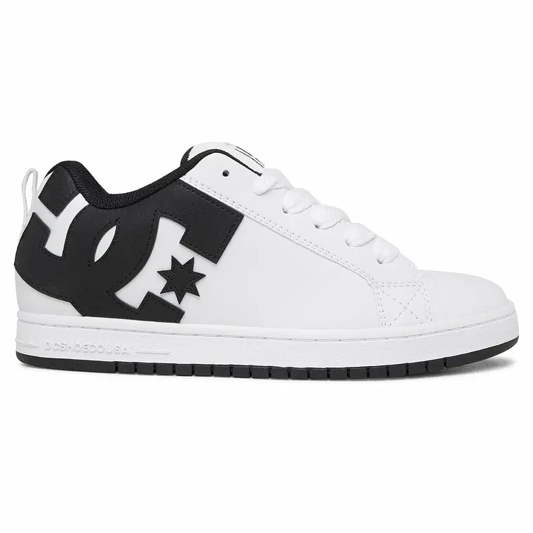 Zapatillas DC COURT GRAFFIK WHITE & BLACK 1