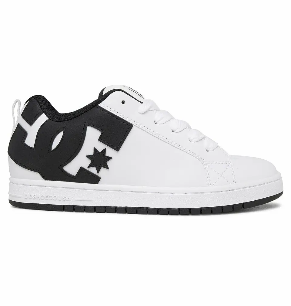 Zapatillas DC COURT GRAFFIK WHITE & BLACK 1