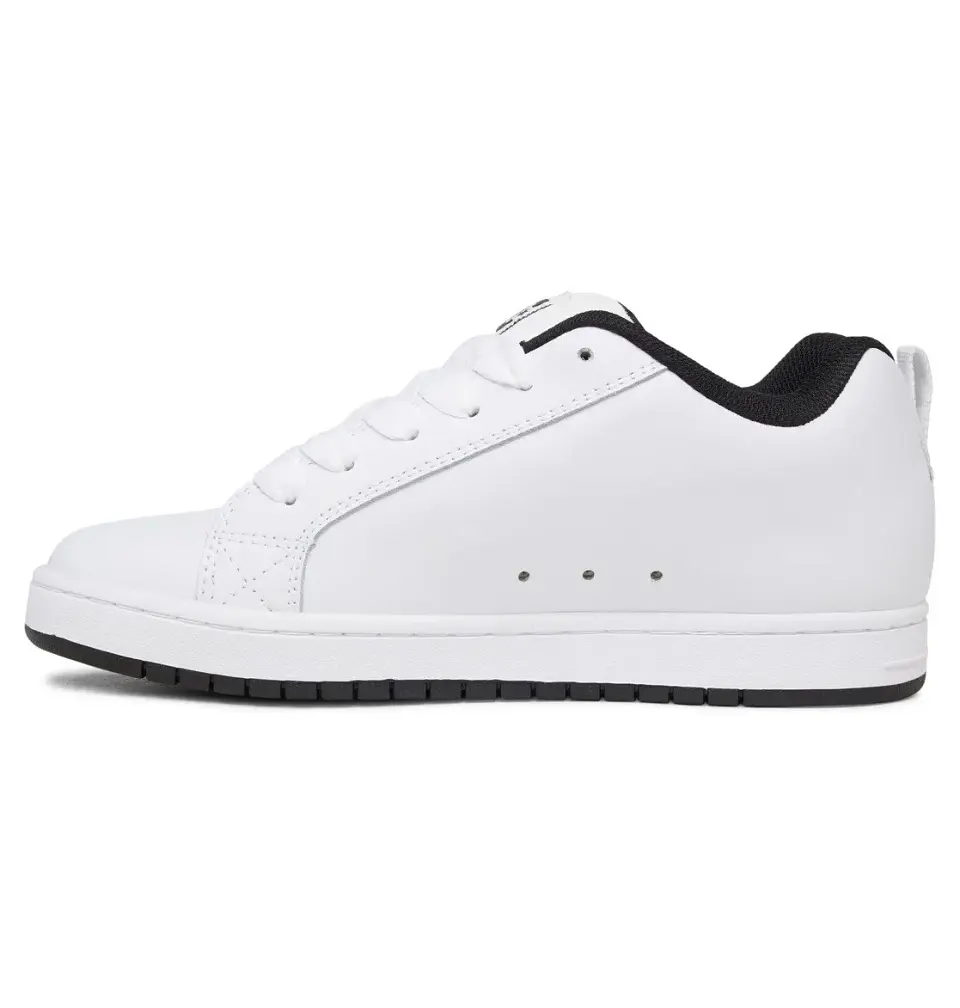Zapatillas DC COURT GRAFFIK WHITE & BLACK 2