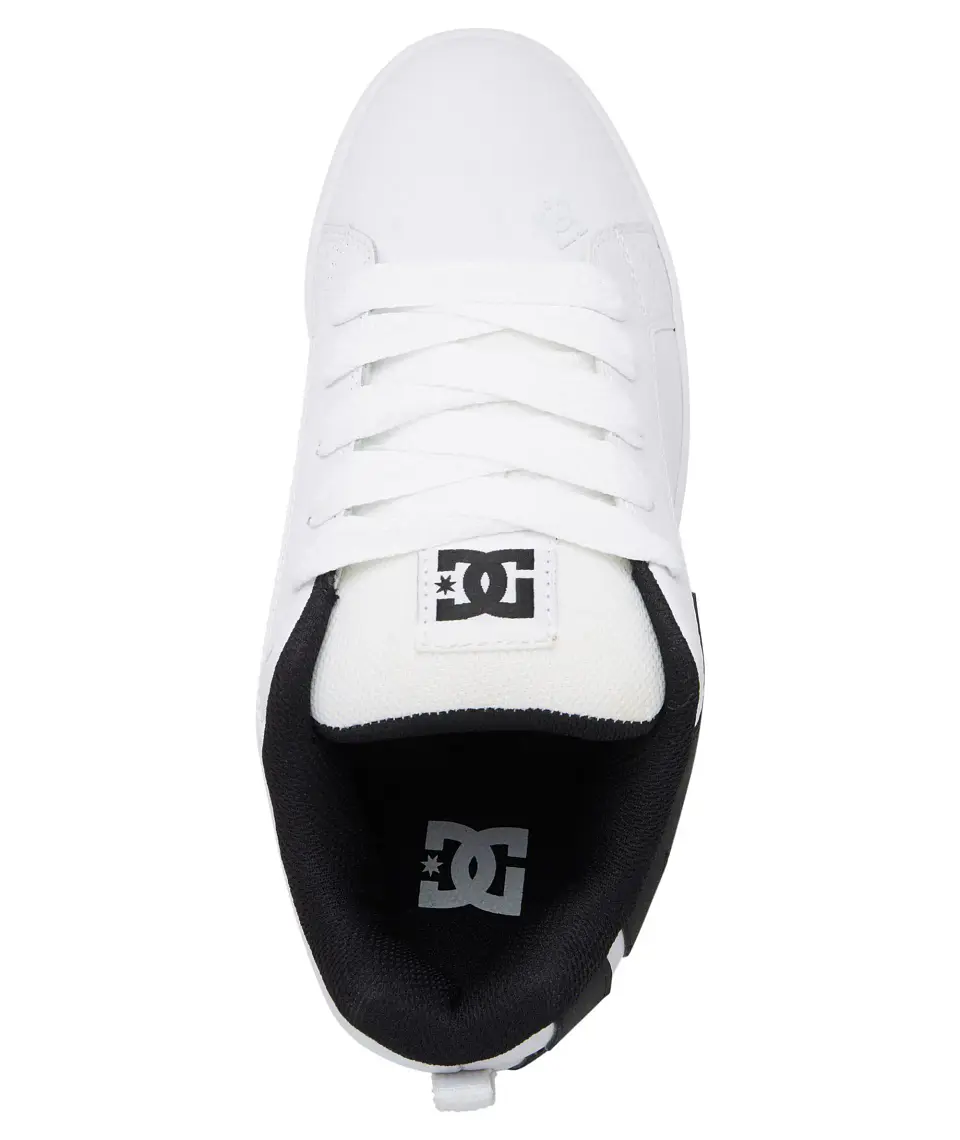 Zapatillas DC COURT GRAFFIK WHITE & BLACK 3