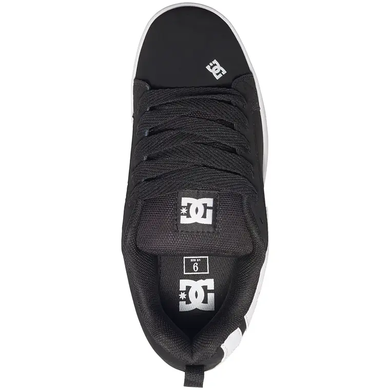 Zapatillas DC COURT GRAFFIK BLACK & WHITE 3