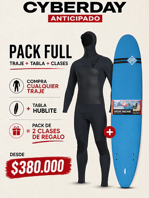  ¡PROMO COMBO: Compra Tabla + Traje y llévate los regalos!