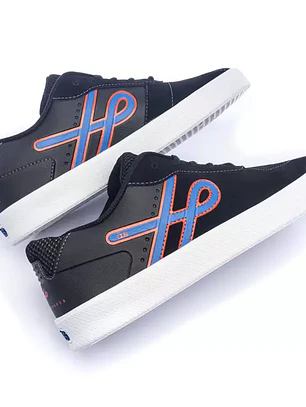 Zapatillas ÖUS Emergente PRT Laranja Essencial – Negro/Azul