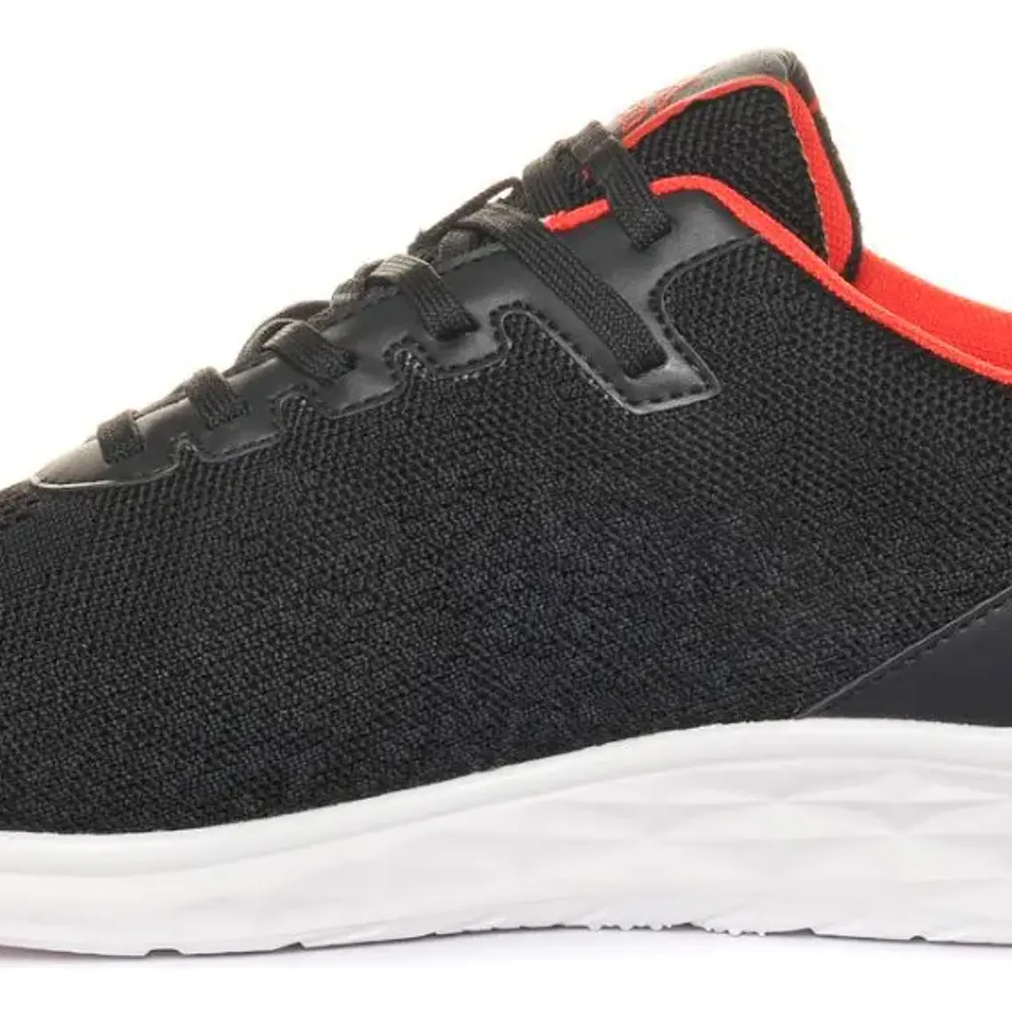 Kappa Logo Rostie Black Red Blaze 1