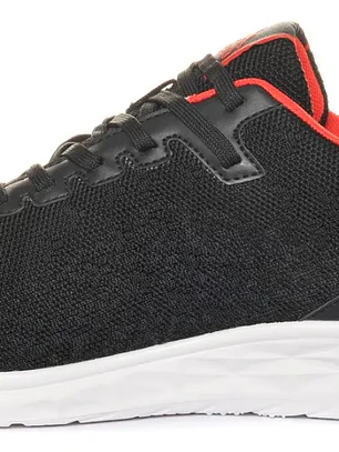 Kappa Logo Rostie Black Red Blaze