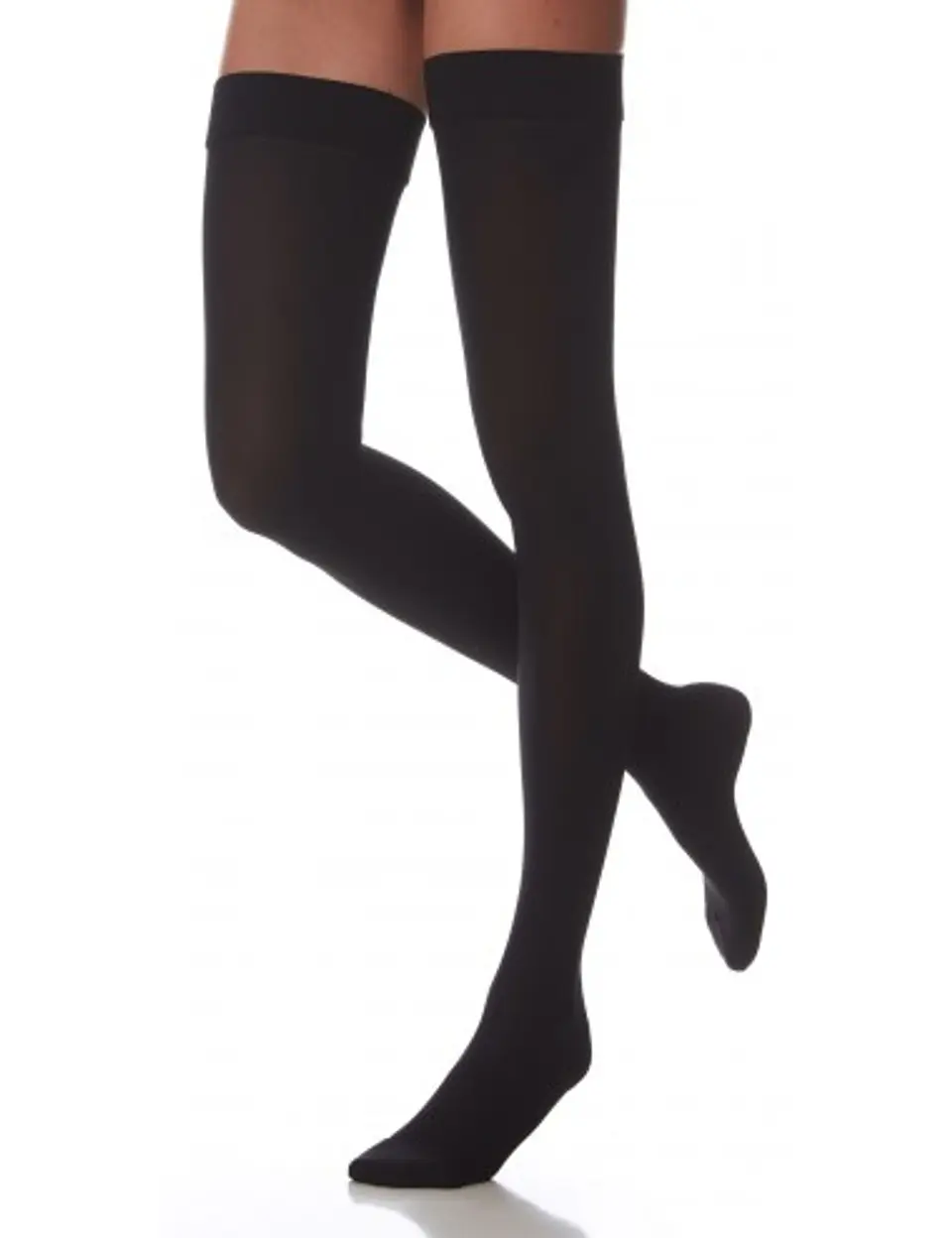 LUNGO VARIMED 280 CON COMPRESIÓN 20/30 MMHG CON LIGA PUNTA CERRADA ( color negro ) 1