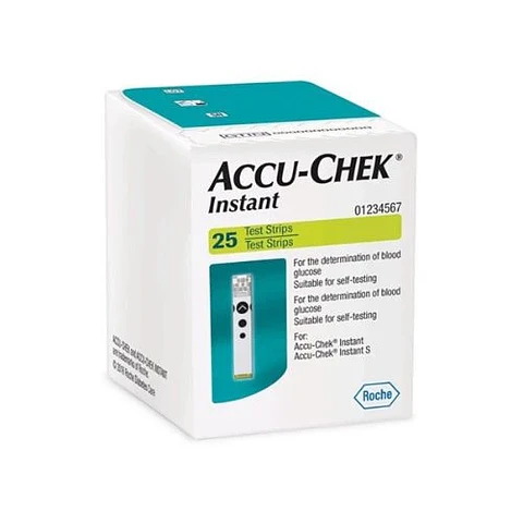 Tiras Reactivas de 25  Accu-Chek® Instant 