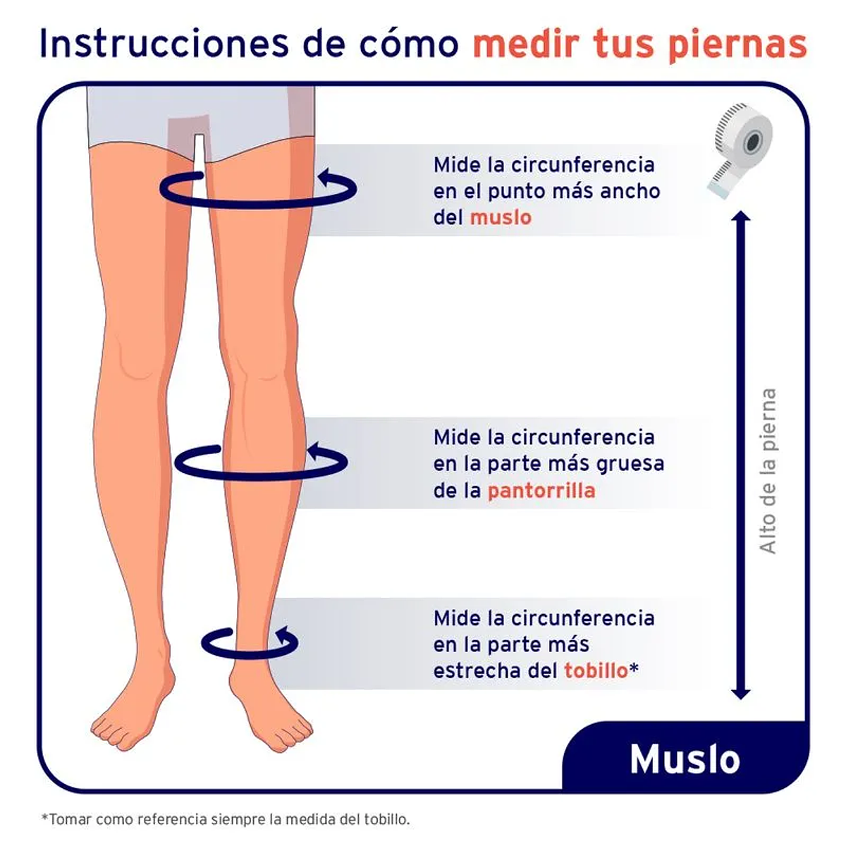 JOBST FORMEN Compresión Media Muslo 20-30 mmHG PROSALUD ORTOPEDIA