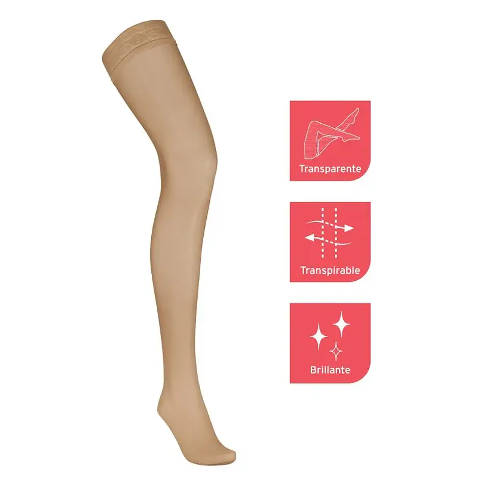 JOBST® ULTRASHEER Compresión Baja Muslo 15-20mmHg 3