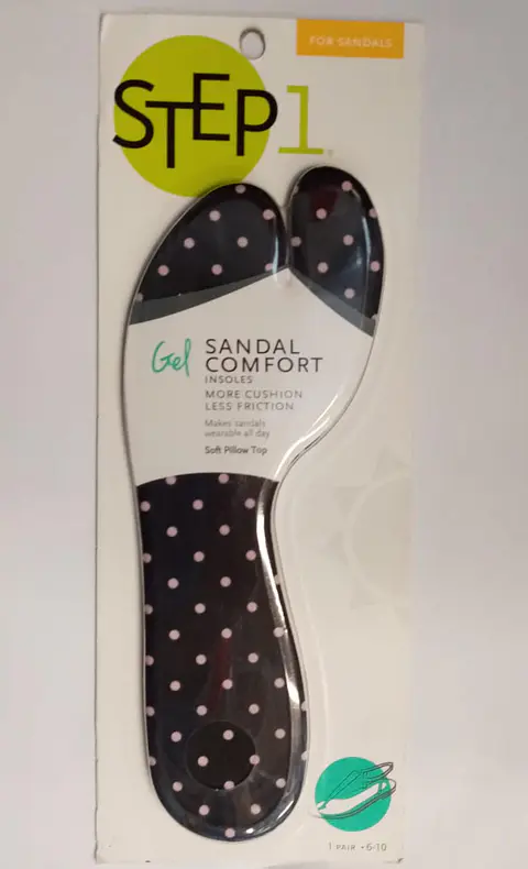 Step 1 Plantilla para Sandalias