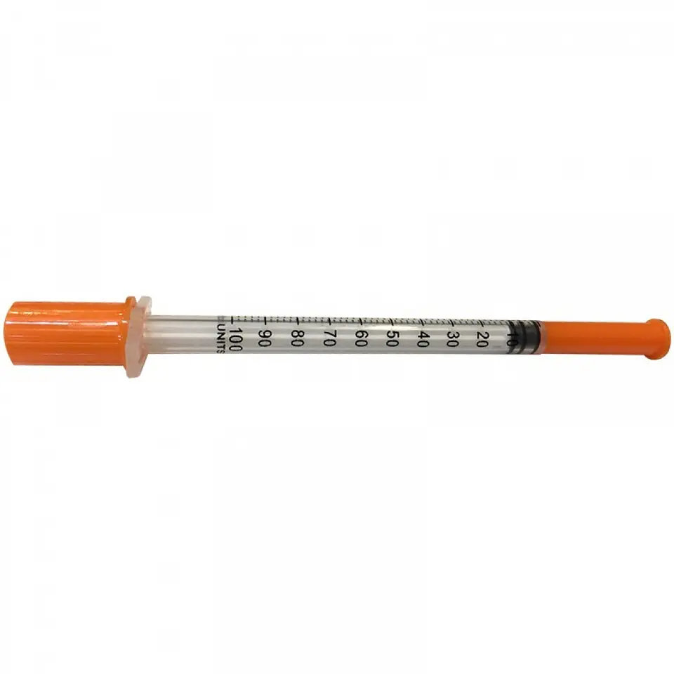 Jeringa desechable insulina 1