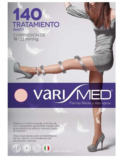 PANTY 140 VARIMED CON COMPRESIÓN GRADUADA 18 22 MmHg
